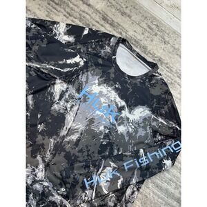 Huk Shirt Mens 3XL XXXL Camo Black Fishing Performance Long Sleeve